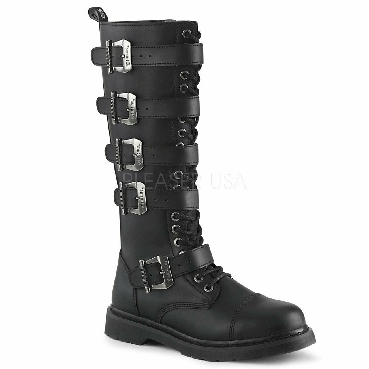 gothic black boots