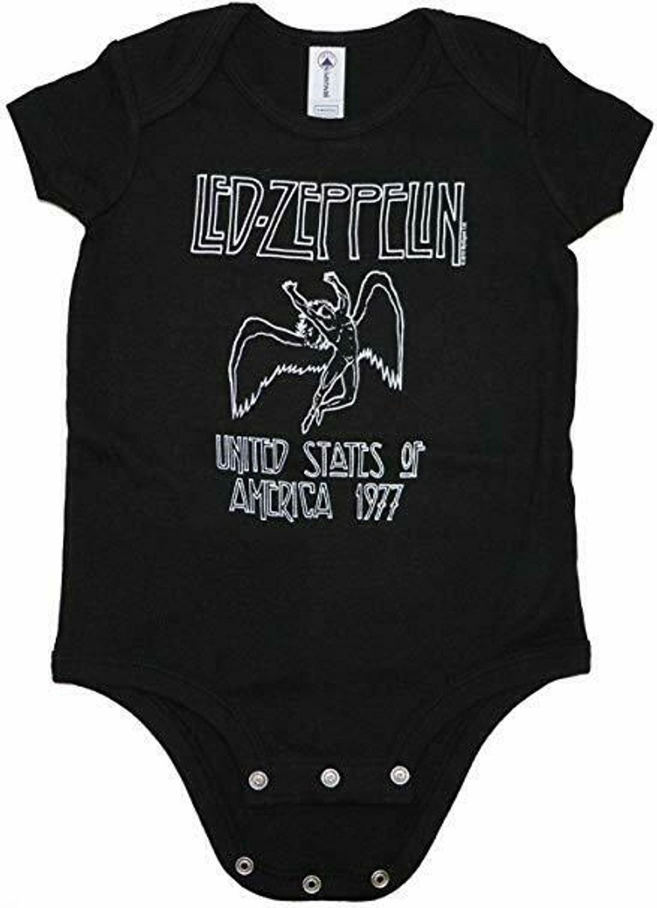 Led Zeppelin Icarus Classic Rock Music Infant Romper One Piece