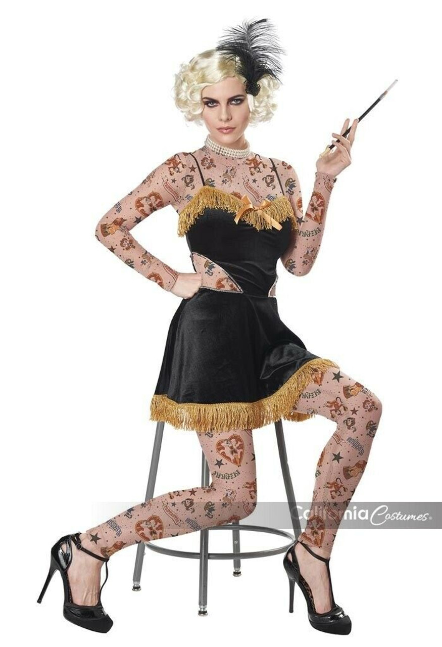 The Amazing Tattooed Lady Costume tattoo lady circus costume  Yandycom
