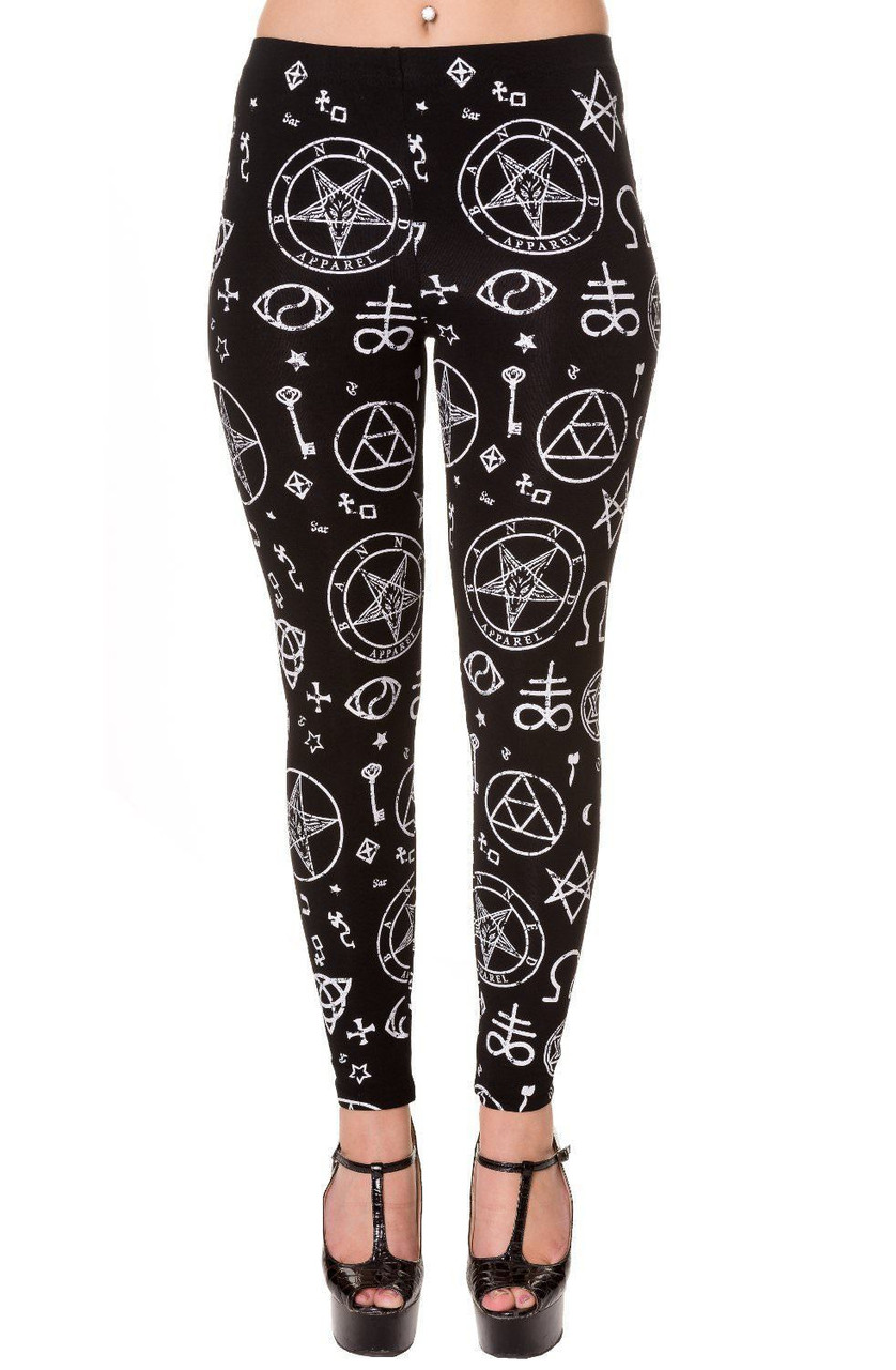 Jawbreaker Future Flapper Leggings - Dark Fashion Clothing