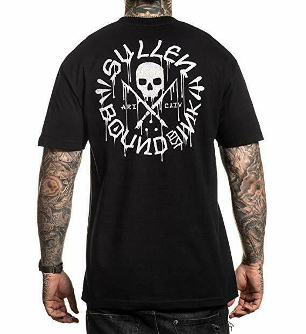 Sullen Bound By Ink Graffiti Paint Drips Tattoos Urban Art Skull T