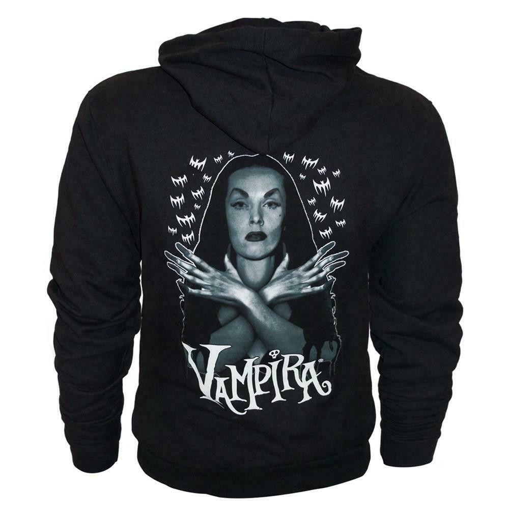 Kreepsville 666 Vampira Bats Flock Gothic Horror Punk Occult Zip
