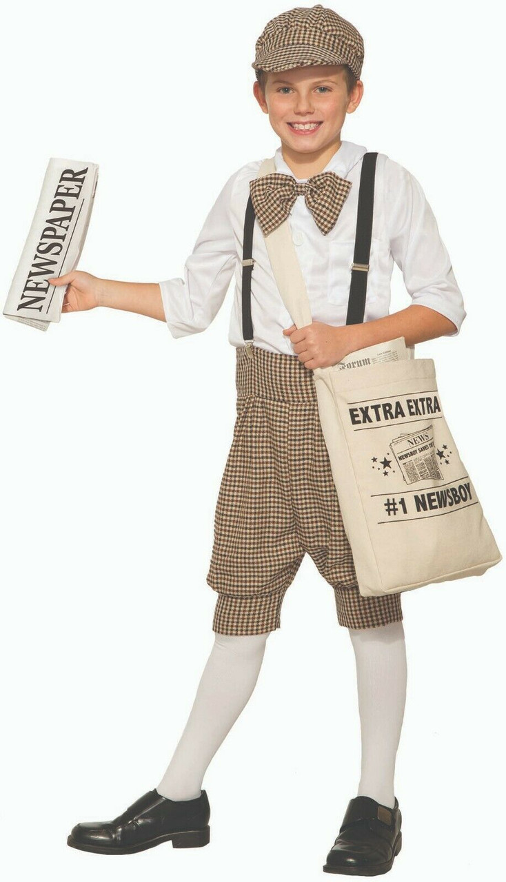 Forum Novelties Newspaper Boy Gatsby 1920s Childrens Halloween