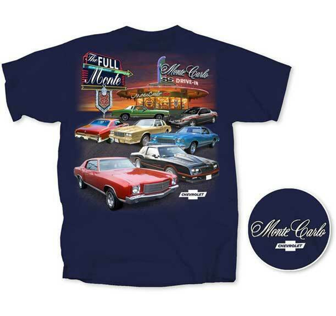 Chevy Chevrolet Full Monte Carlo Drive In Vintage Muscle Cars T