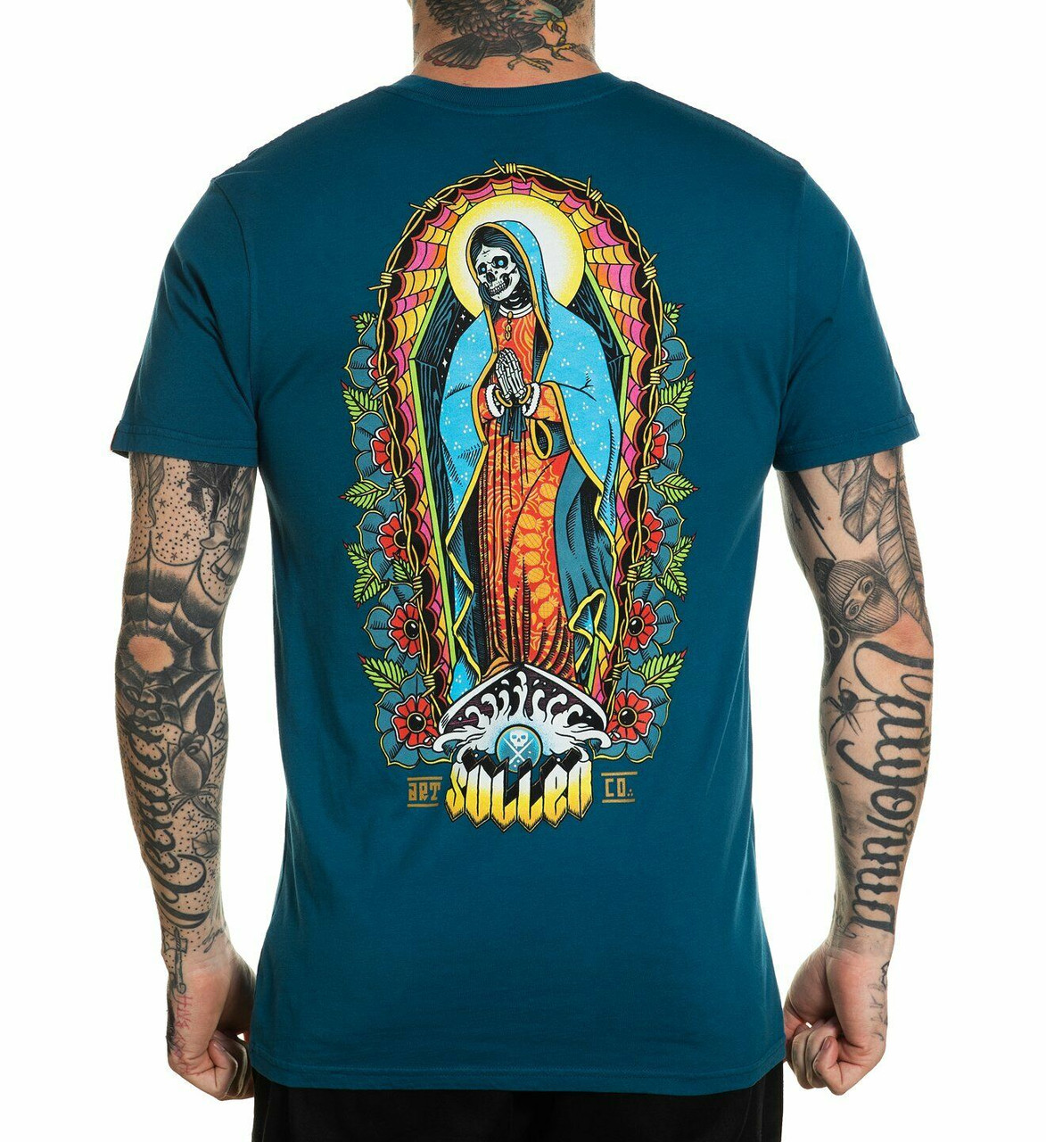 El Surf Praying Skeleton Tattoos 