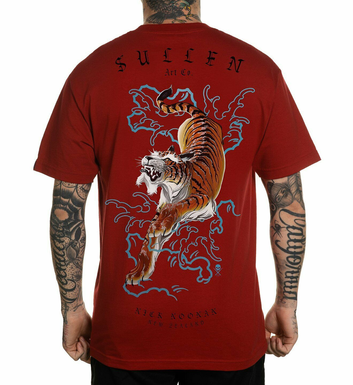 Sullen Nick Noonan Tiger Waves Tattoos 