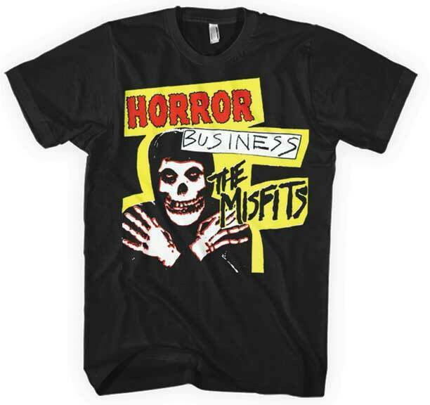 Misfits Horror Business Fiend Hardcore Punk Rock Music Band T