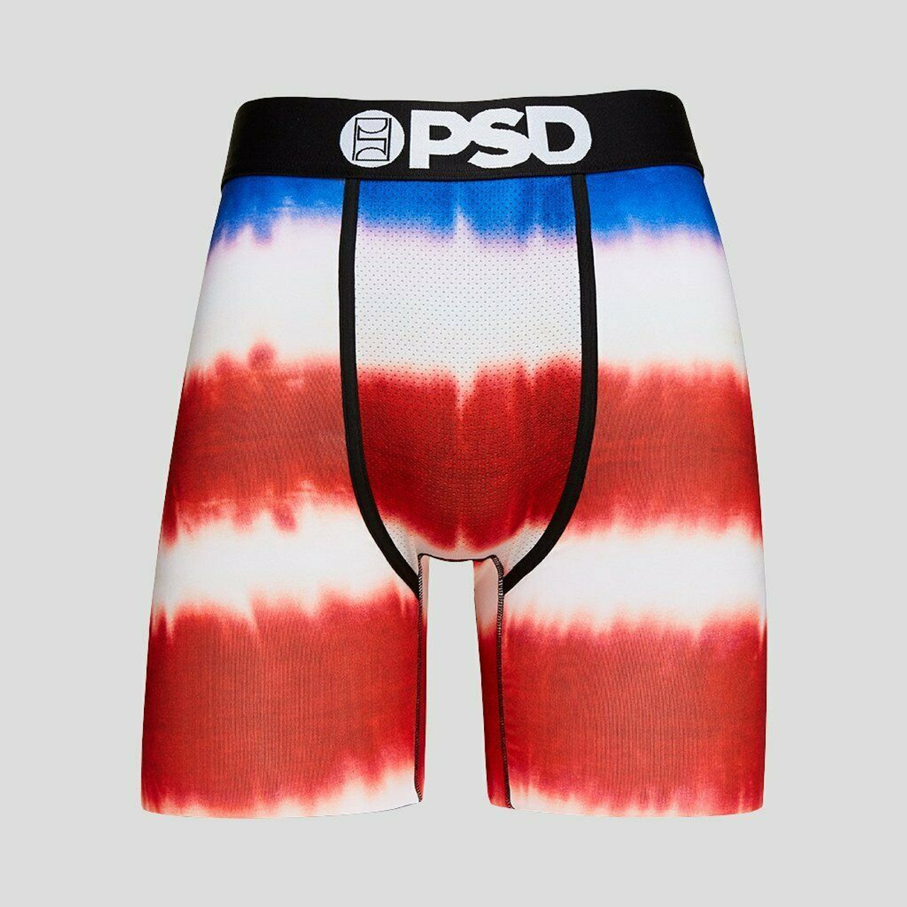 PSD American Tie Dye USA Flag Urban Athletic Boxer Briefs