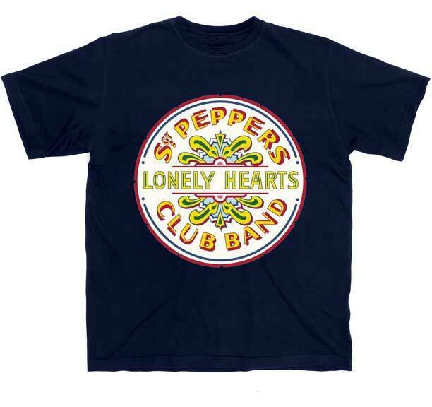 The Beatles Sargent Sgt Peppers Lonely Hearts Club Seal Band T