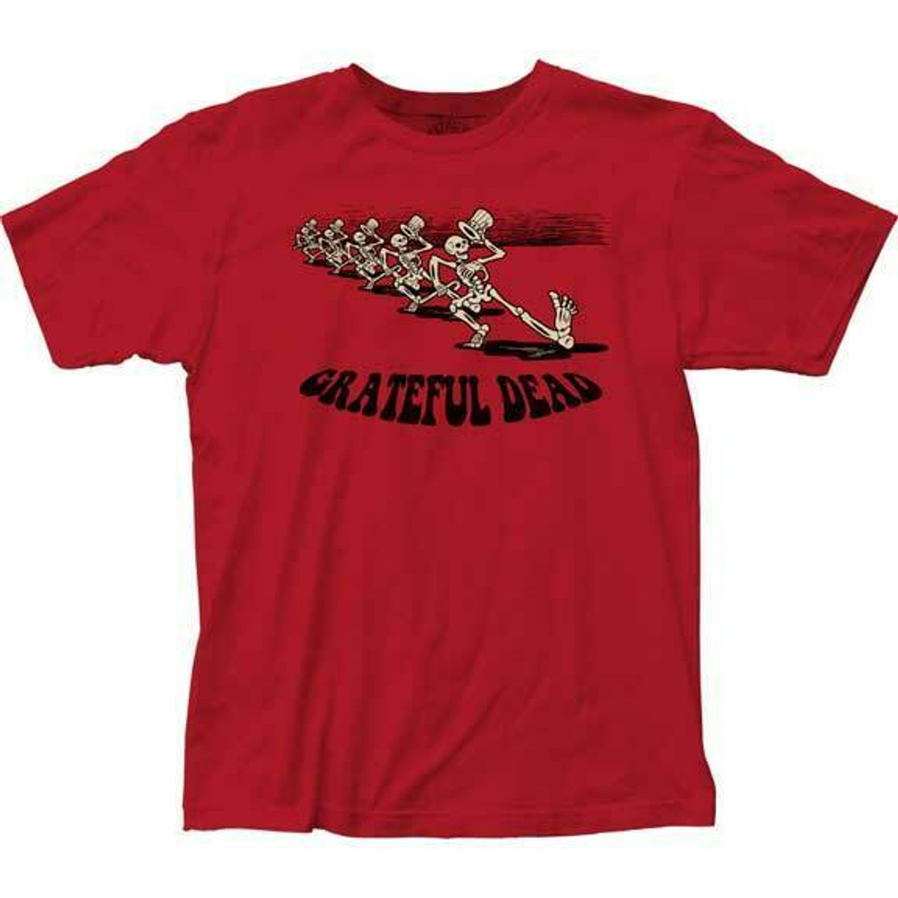 Impact Grateful Dead Skeleton Parade Psychedelic Rock Folk Music Band T Shirt GD33 - S Regular