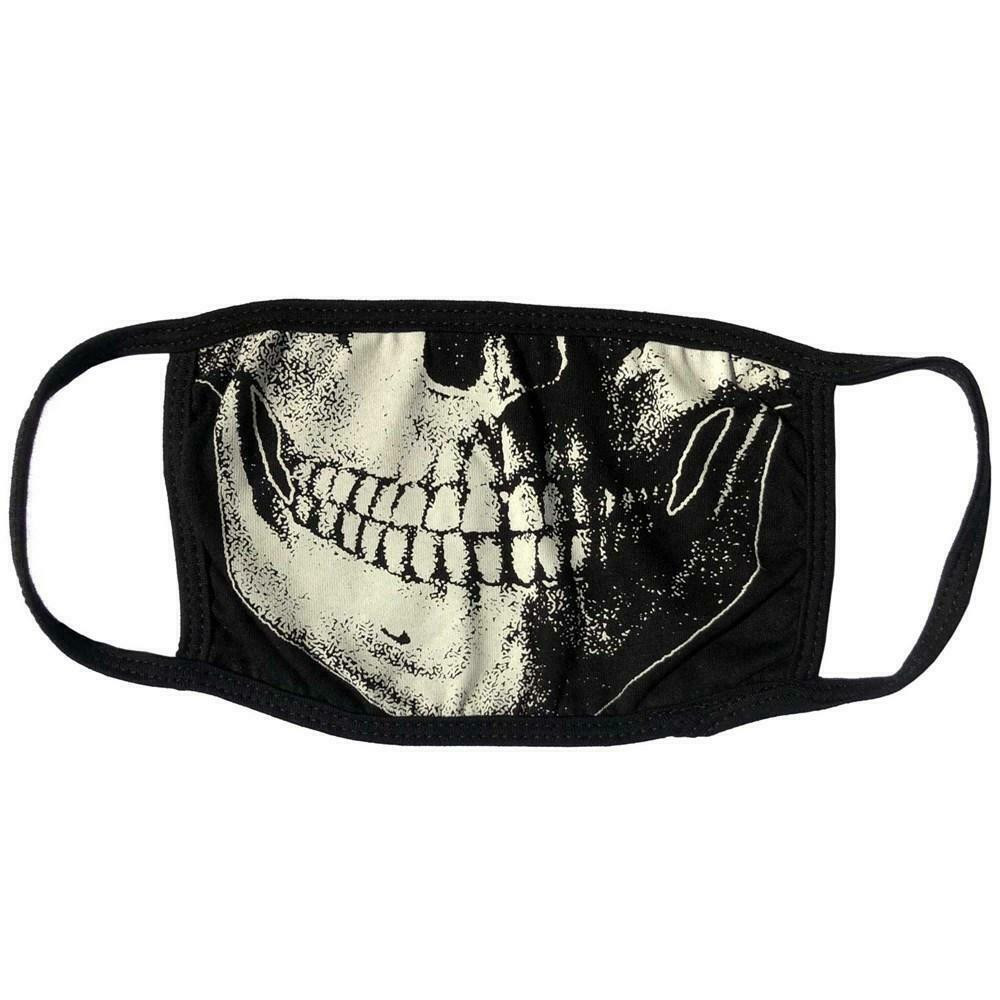 自動車 Kreepsville 666 DEAD CUTE Kreepsville 666 Skull Death Mouth Gothic Punk Reusable Washable