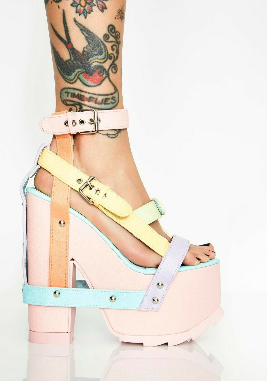 platform shoes with straps