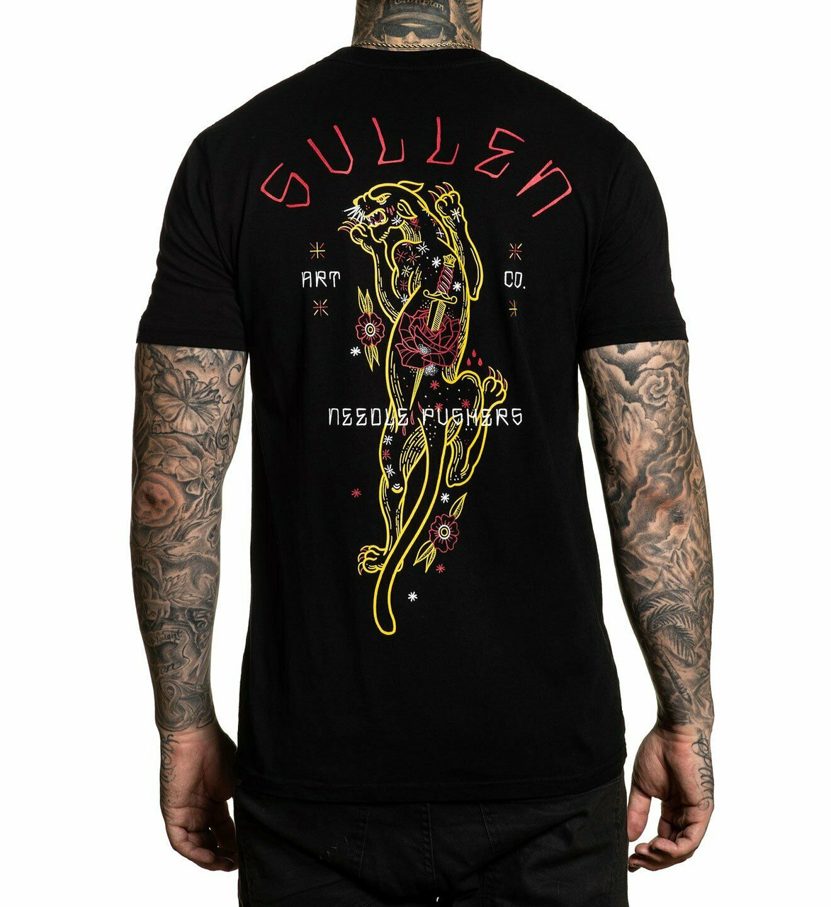 Sullen Golden Panther Dagger Rose Neon 