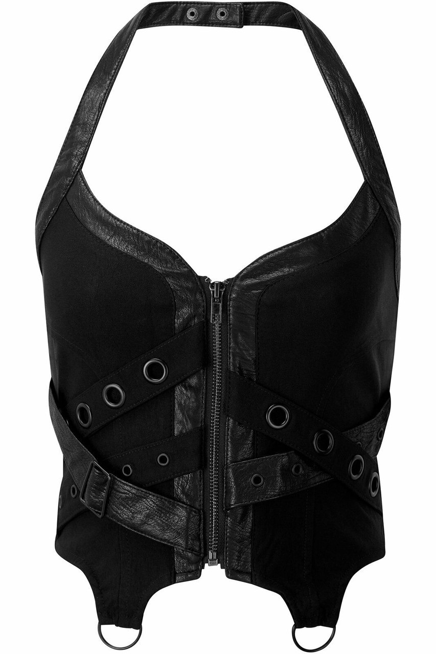 Killstar Cadaver Zip Punk Gothic Alternative Bondage Scene
