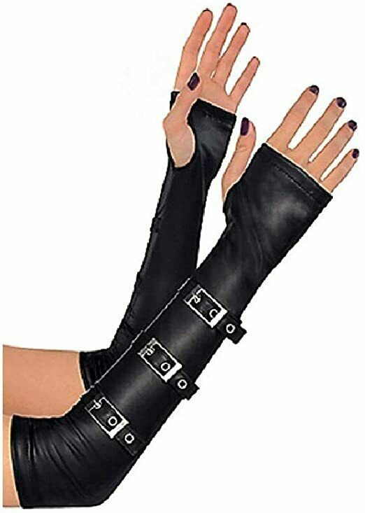Amscan Buckled Gothic Punk Arm Warmers Adult Halloween Costume