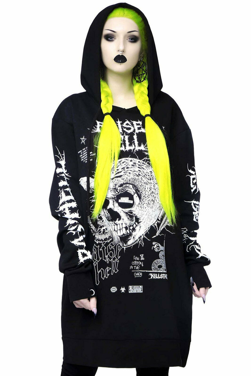 Killstar Raise Hell Punk Gothic Occult Satanic Skull Pullover