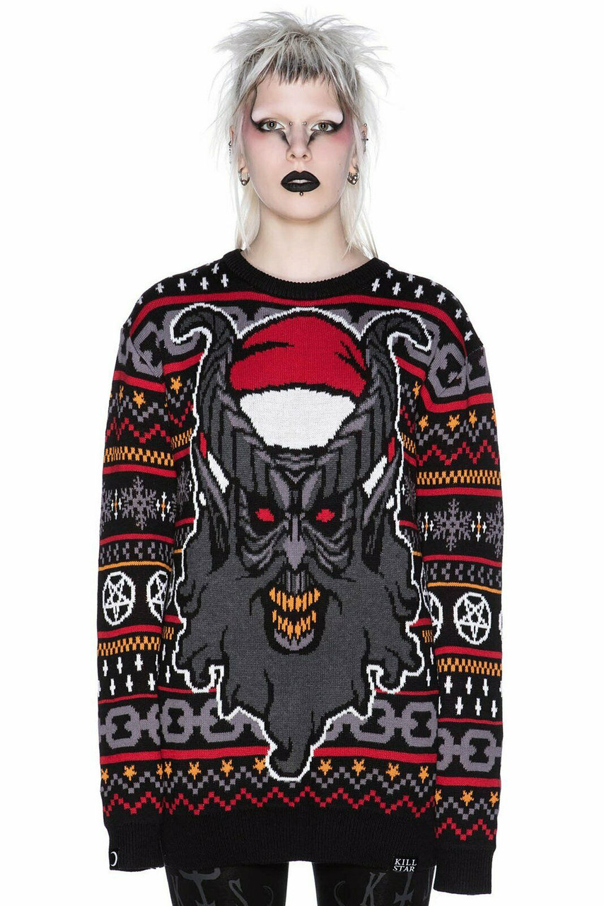 Satan on sale sweater christmas