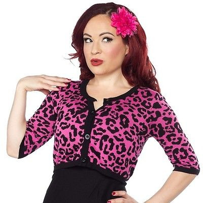pink leopard sweater