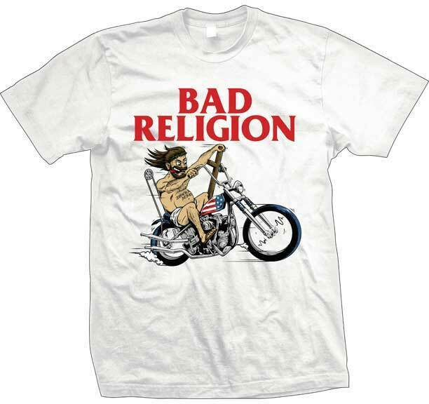 Bad Religion American Jesus Hardcore Punk Rock Skate Music Band T