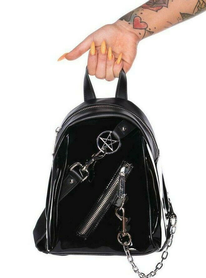 mini backpack vegan leather