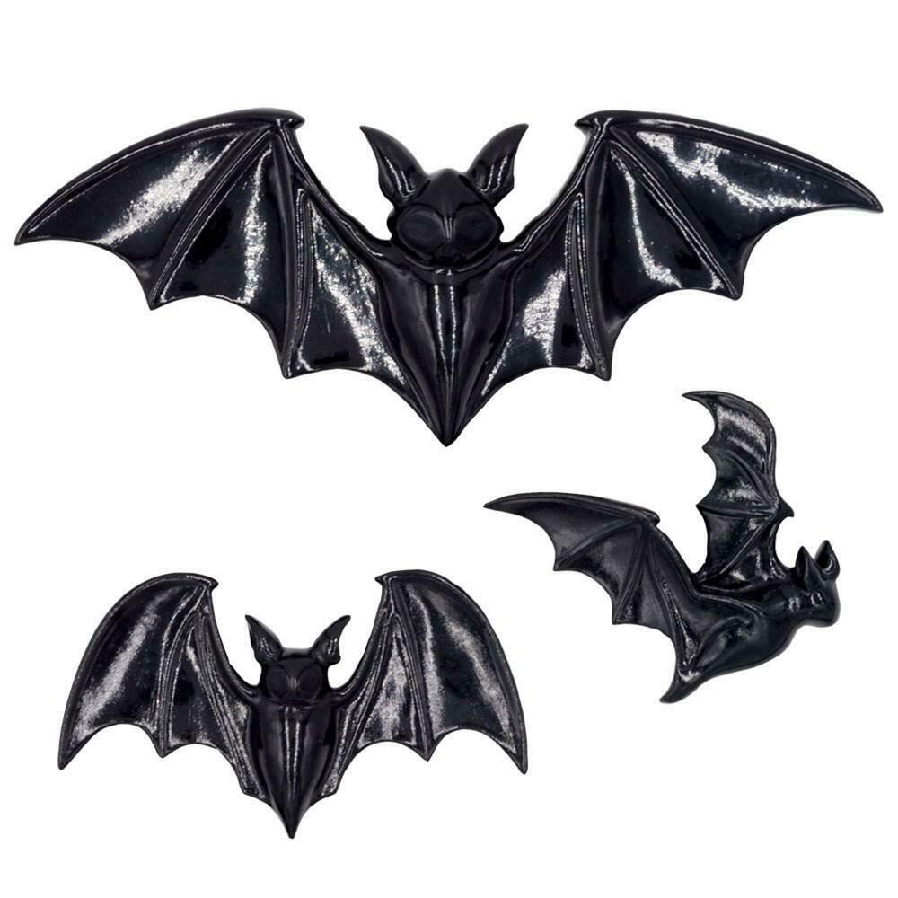 Kreepsville 666 Wall Bat Gothic Punk Witch Spooky Horror Plaque