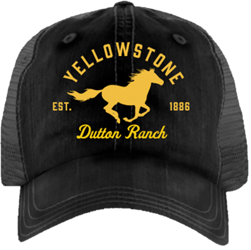 Yellowstone Dutton Ranch Horse Logo TV Show Kevin Costner Trucker