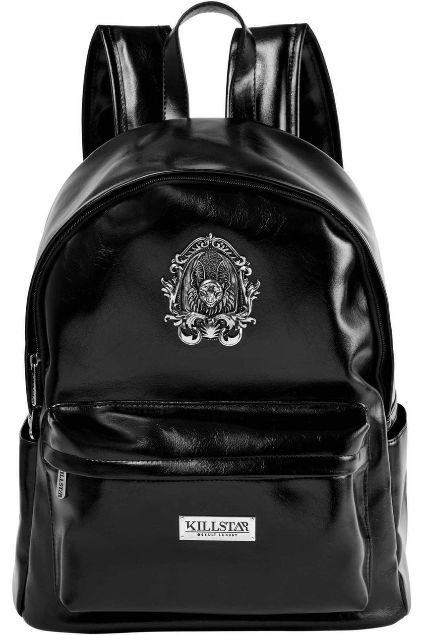 Killstar Vlad Vampire Bat Gothic Punk Vegan Leather Backpack Bag KSRA003005