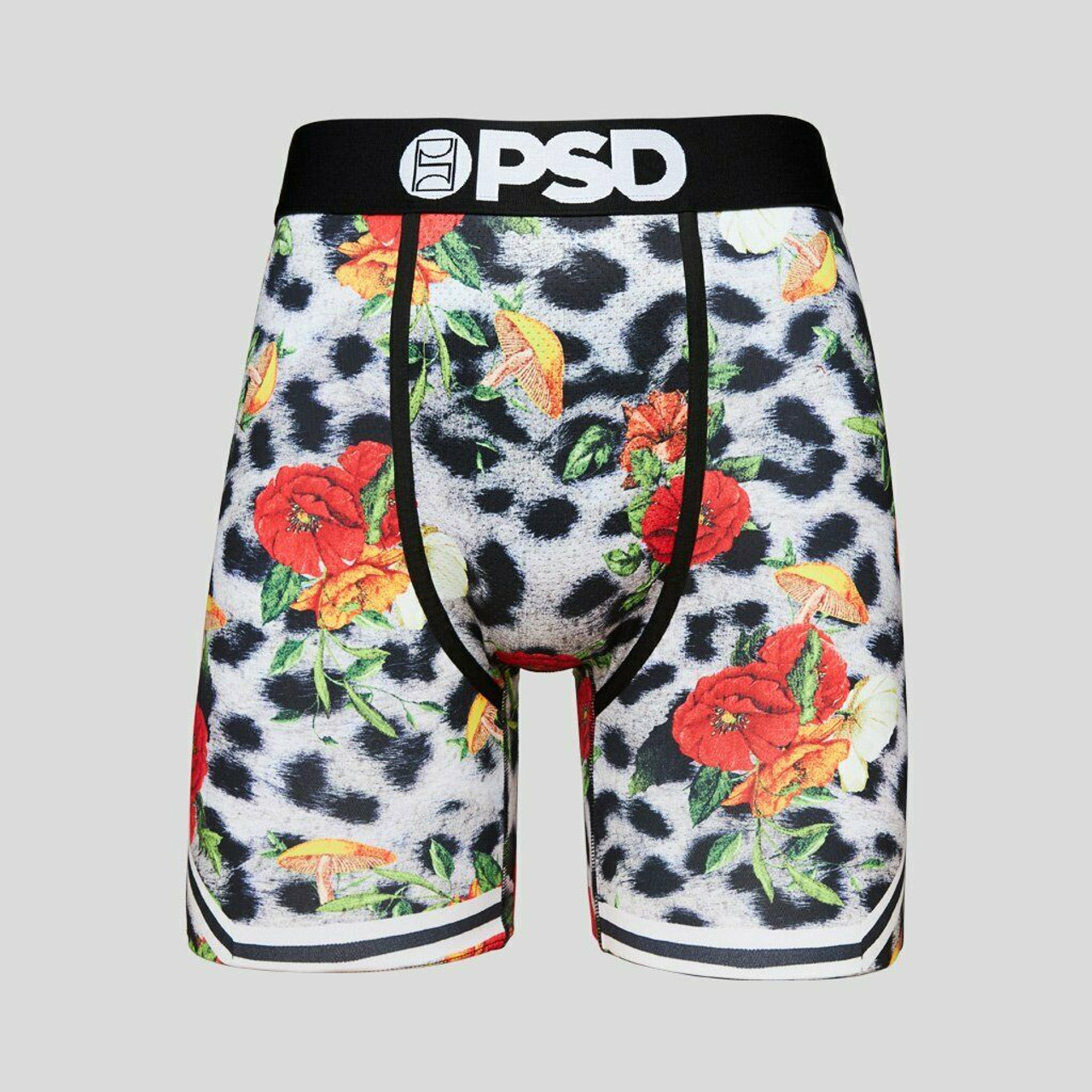 PSD Striped Floral Fur Leopard Animal Athletic Boxers Briefs