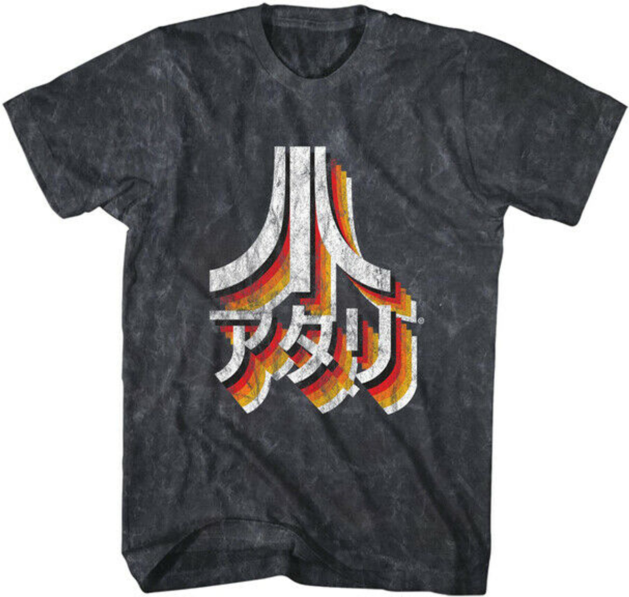 Atari Japanese Distressed Logo 70s Vintage Video Games Retro T Shirt  TS21420ARIU