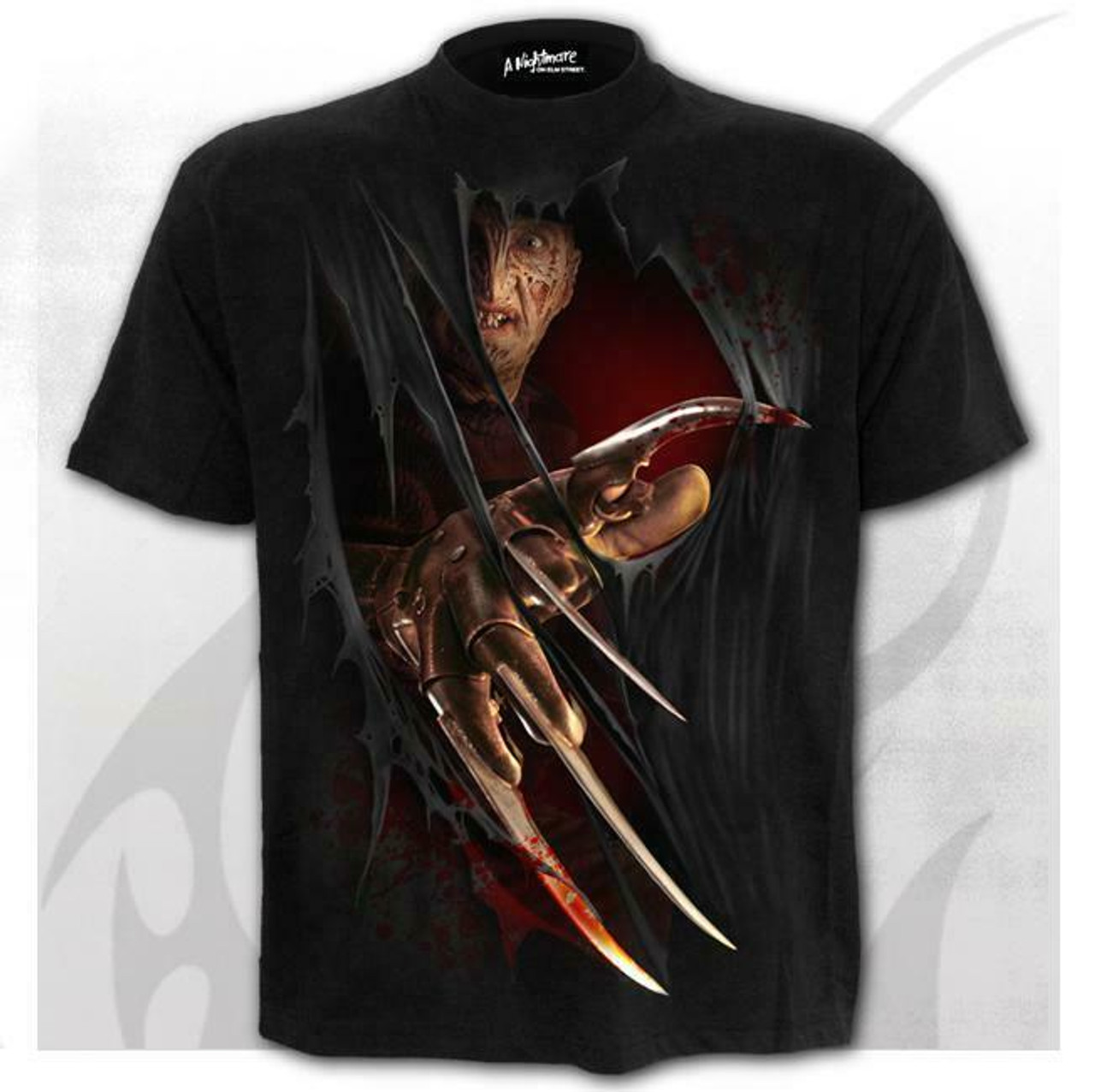 Spiral Direct Freddy Krueger Claws Nightmare Elm Street Horror T Shirt G302M101