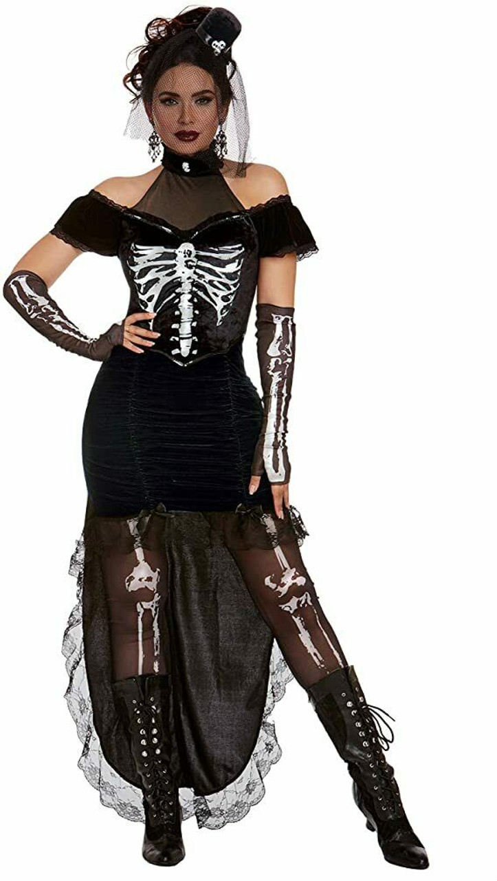 sexy skeleton dress