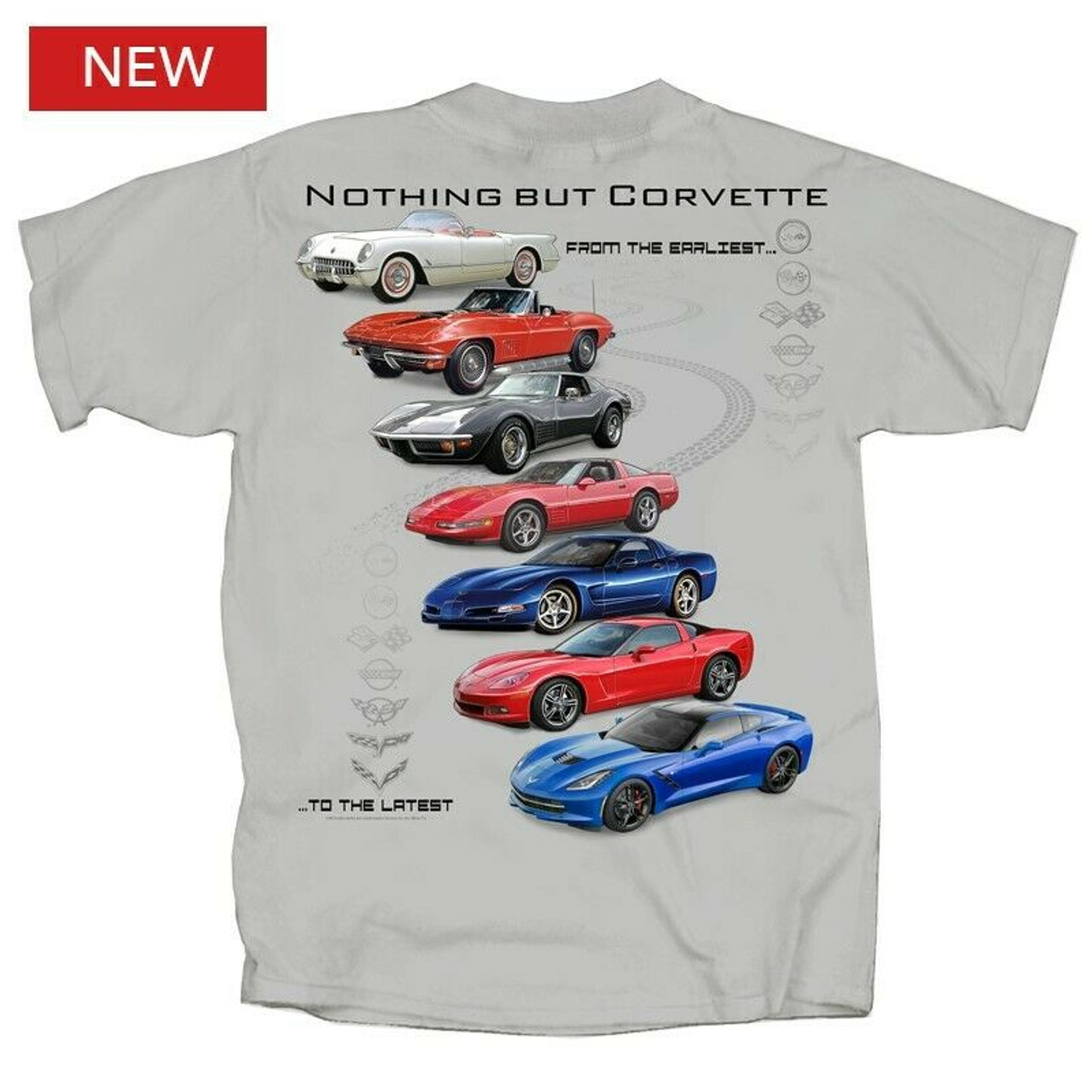 Joe Blow Nothing but Corvette Vintage American Muscle Cars Mens T Shirt  CVNBC3