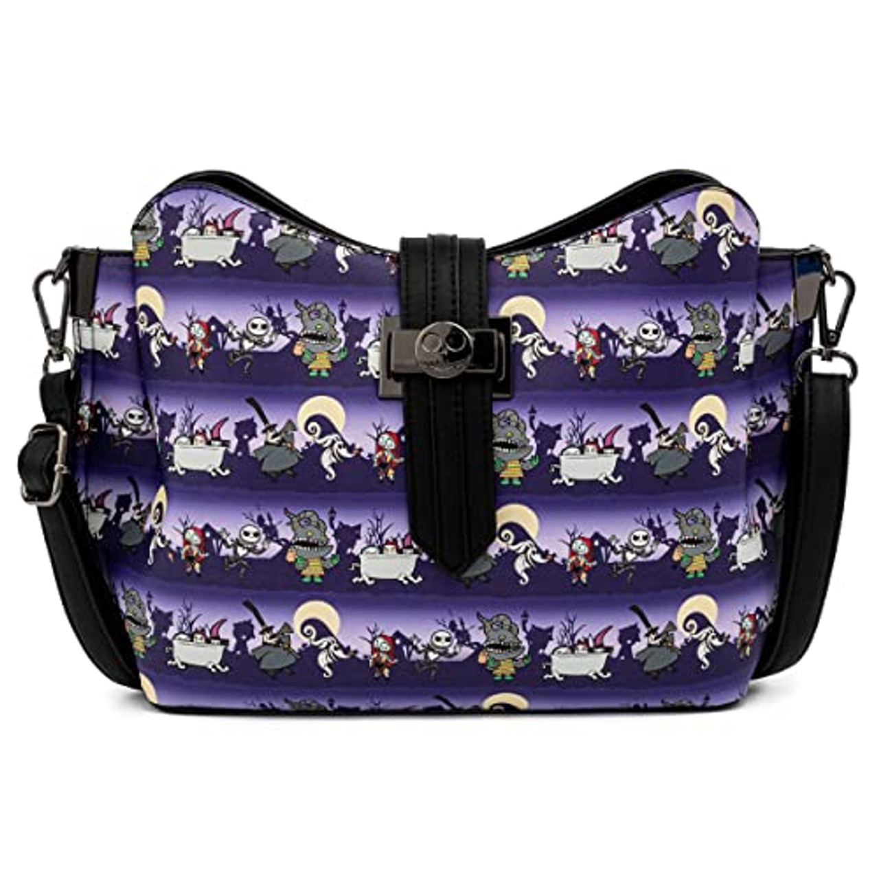 The Nightmare Before Christmas Black Beaded Handbag