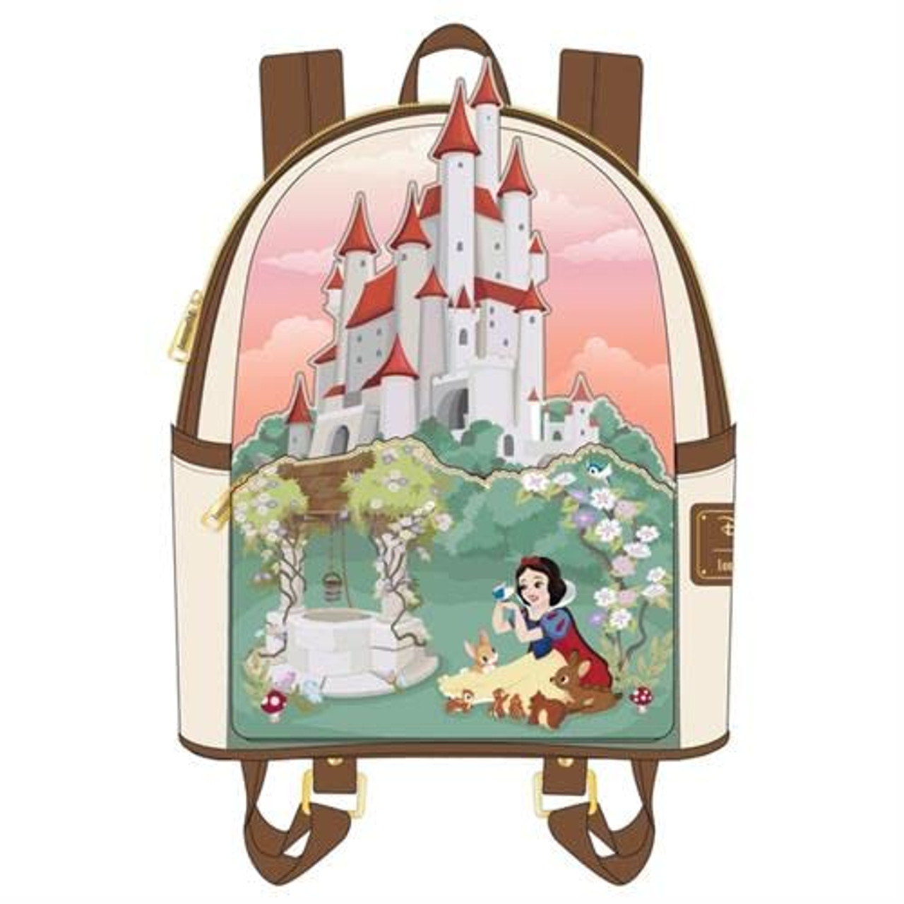 Loungefly Disney Cinderella Castle Series Womens Double Strap Shoulder Bag  Purse: Handbags