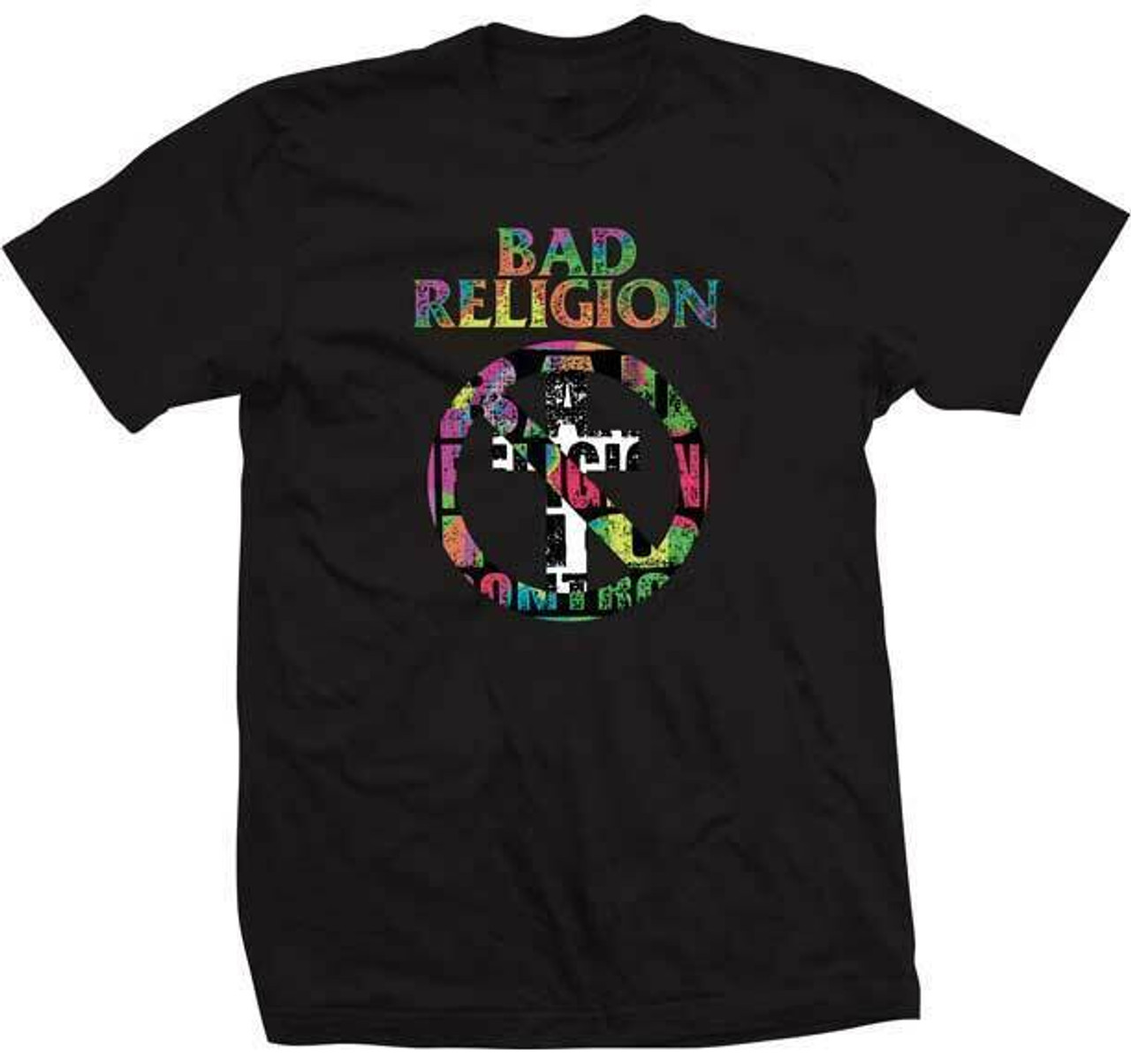 Bad Religion No Control Buster Cross Punk Rock Skate Music Band T Shirt  BR8248