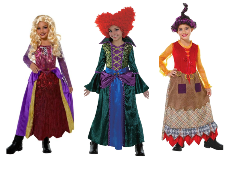 Hocus Pocus Sanderson Sister Witch Dress Halloween Costume You Choose