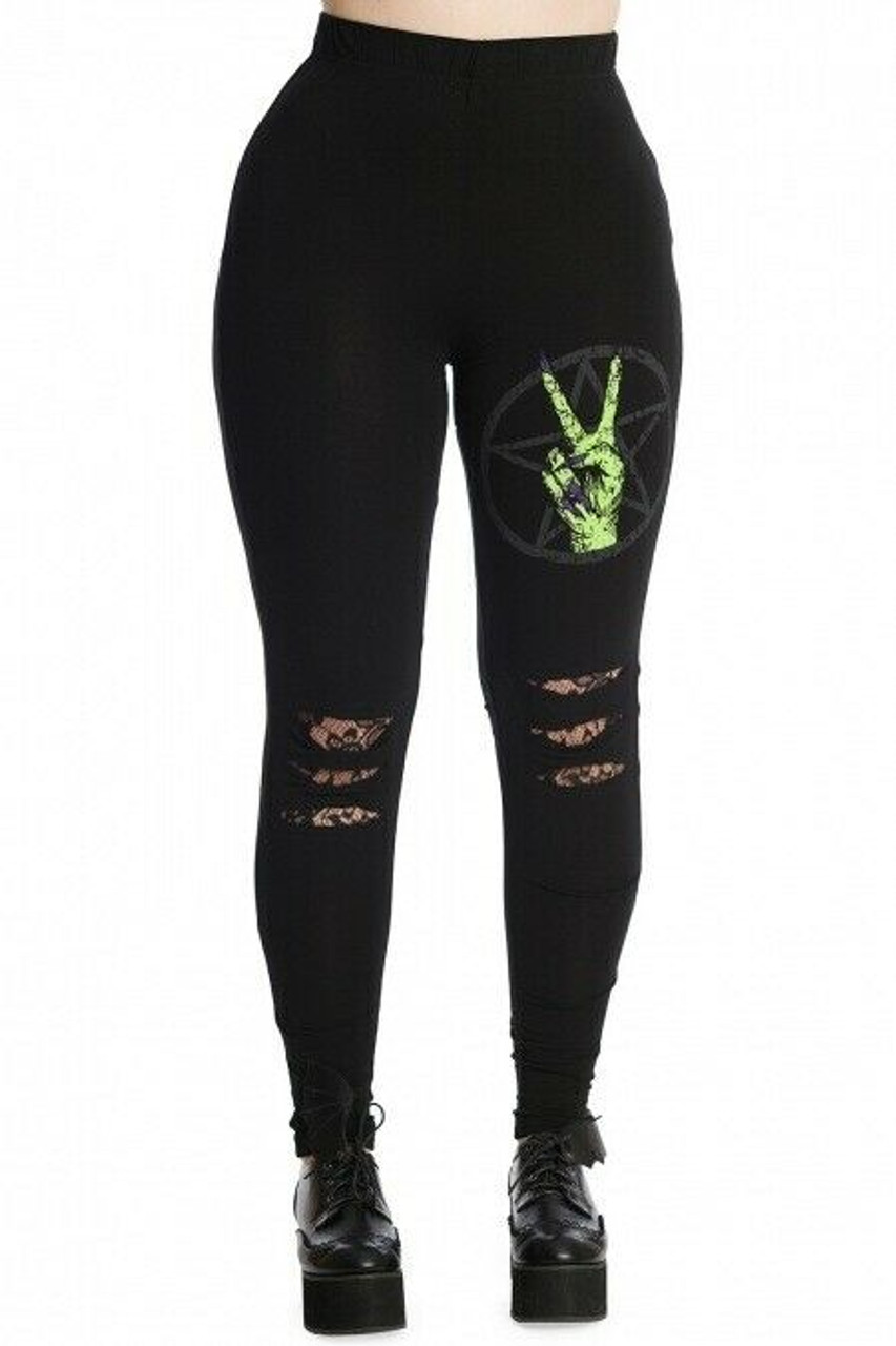 Only Play Training Leggings Emo, black/flower 