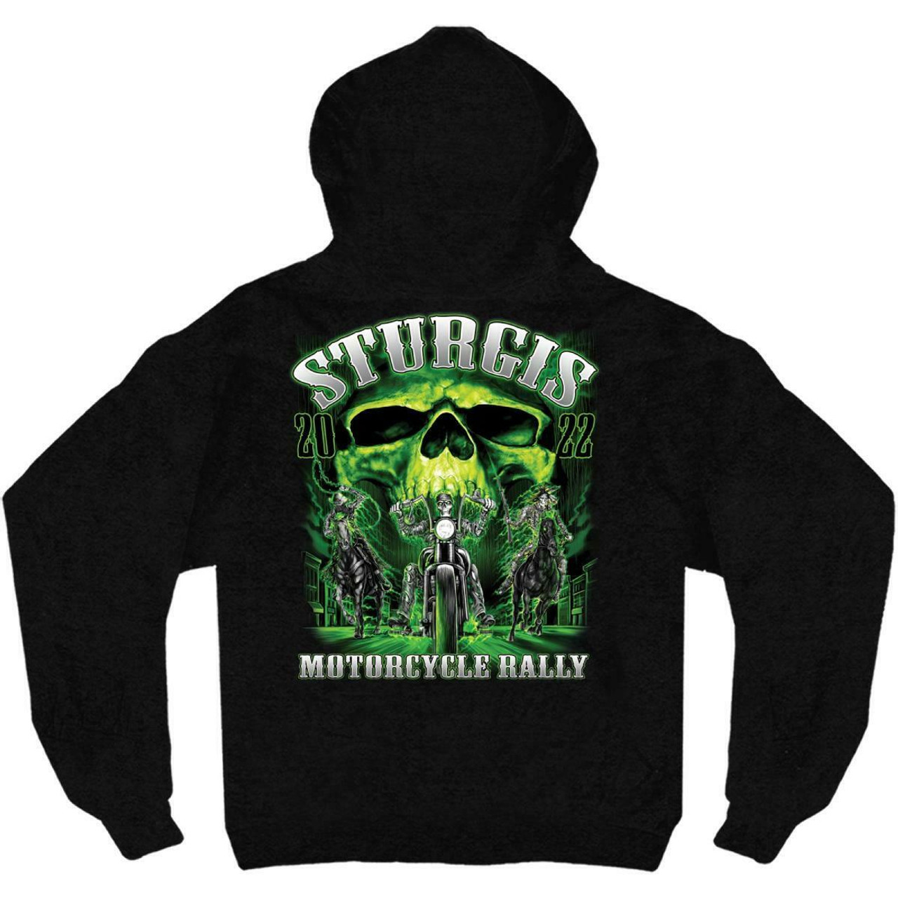 Sturgis 2022 Skull Riders Motorcycle Rally Biker USA Hoodie