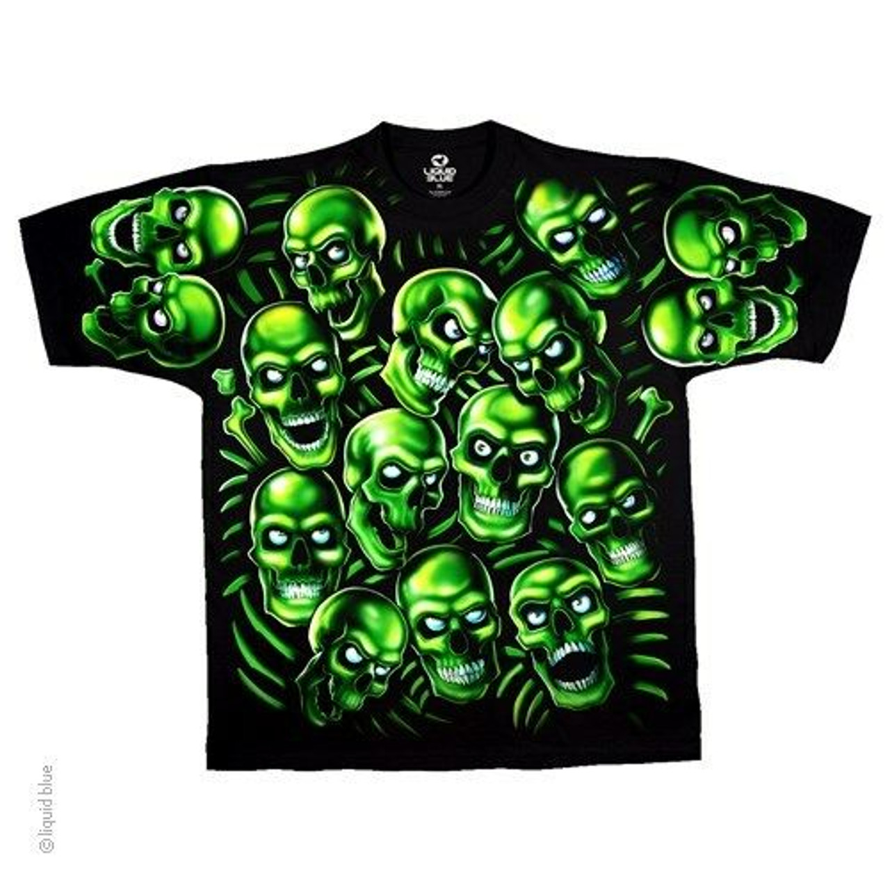 Three 6 mafia skull shirt Clearance