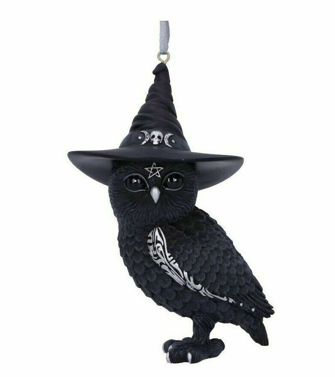 Nemesis Now Owlocen Witch Wise Occult Sacred Owl Luck Hanging Ornament  B5597T1 - Fearless Apparel