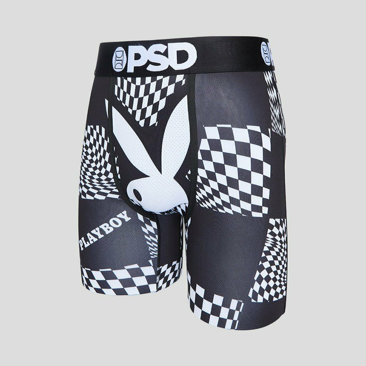 PSD Playboy Warp Checks Bunny Sexy Underwear Checkered Boxer