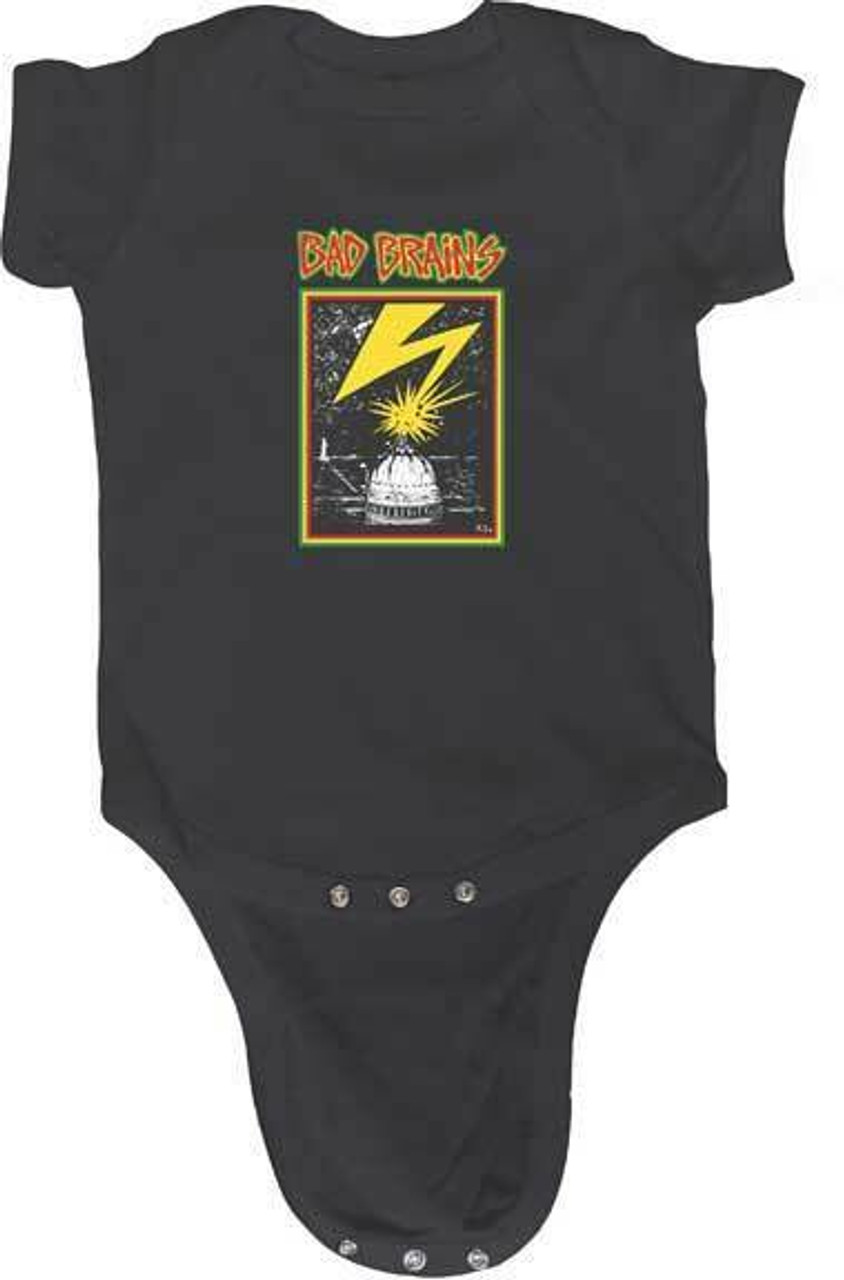 BAD BRAINS Band Capitol Logo T-Shirt S : : Clothing