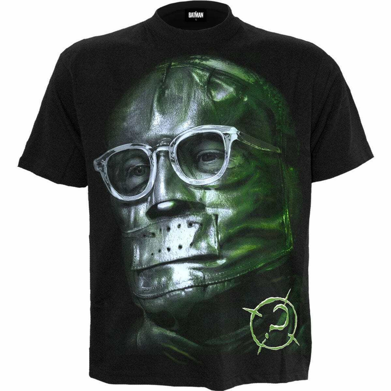 Spiral Direct The Batman Riddler No more Lies Classic Villain Graphic T  Shirt - Fearless Apparel