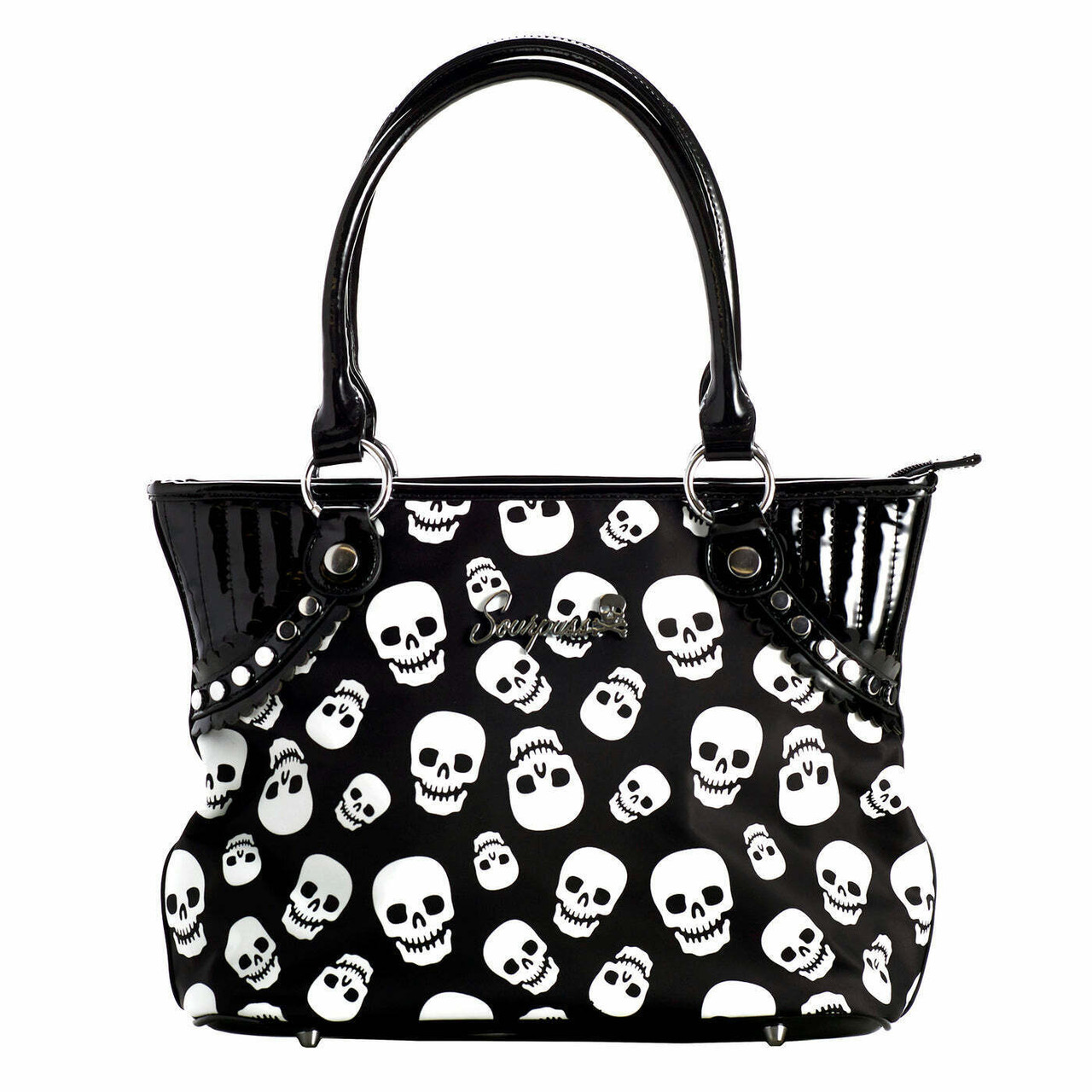 Ladies Skull Belt Loop/Shoulder Strap Purse