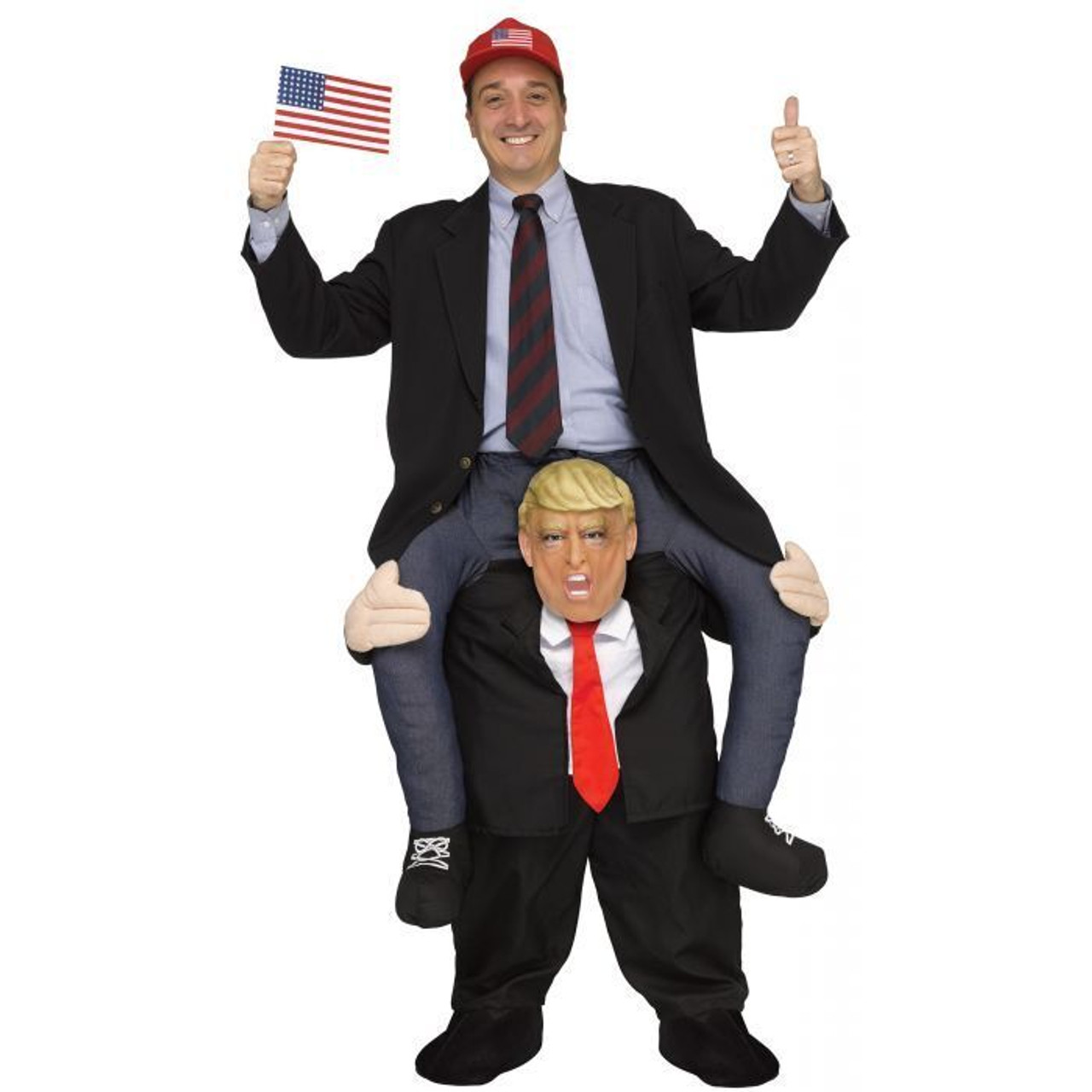 Fun World Carry Me Mr. President Donald Trump Adult Party Costume Pants  117854 - Fearless Apparel
