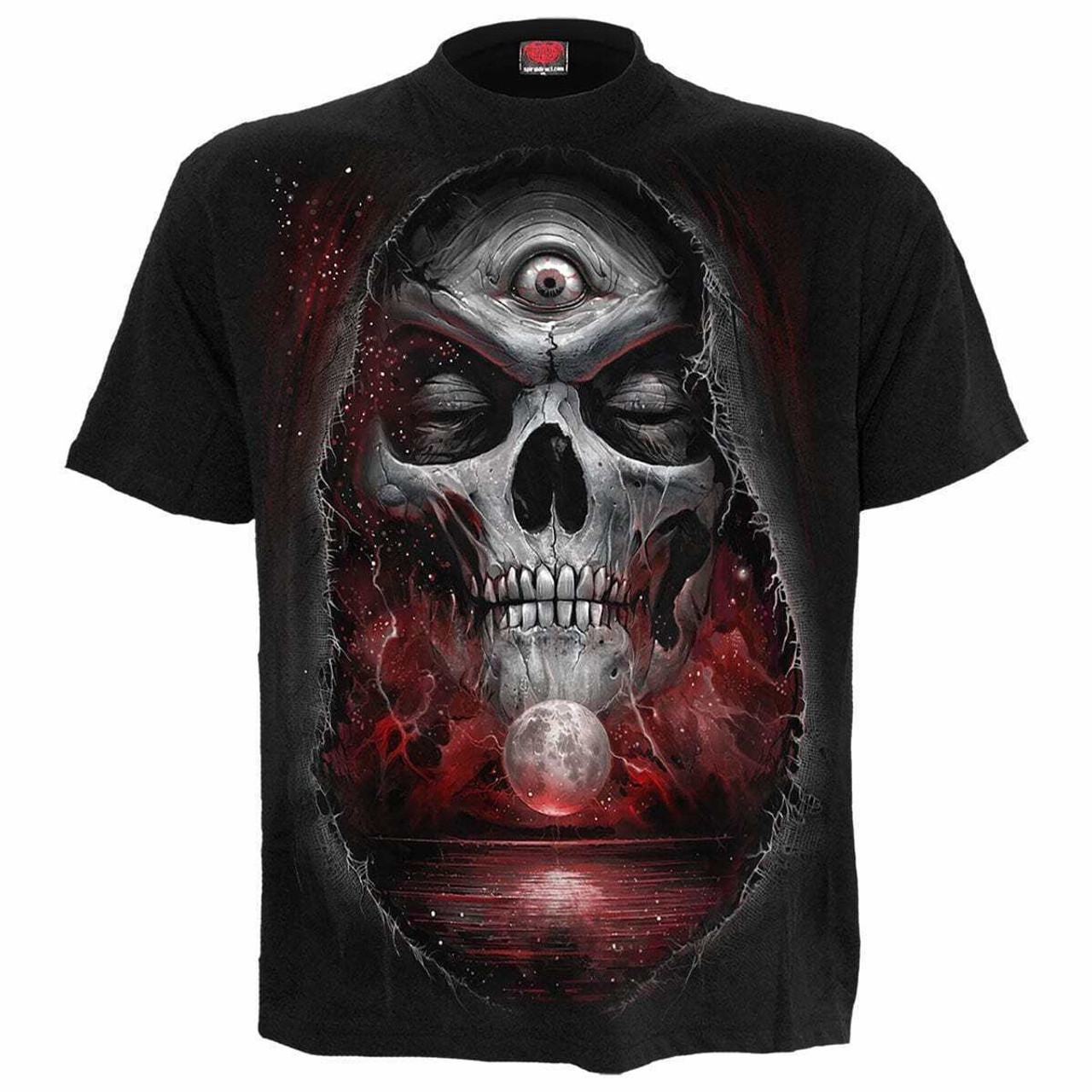 Spiral Direct Third Eye Awakening Goth Skull Celestial Moon