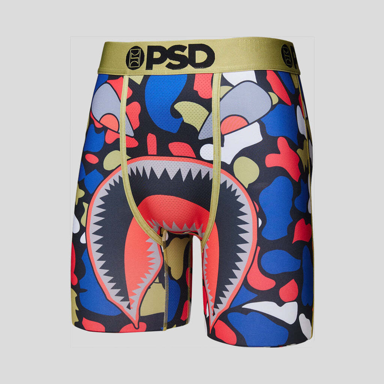 PSD Warface York Camouflage Teeth Mouth Underwear Boxer Briefs 222180062 -  Fearless Apparel
