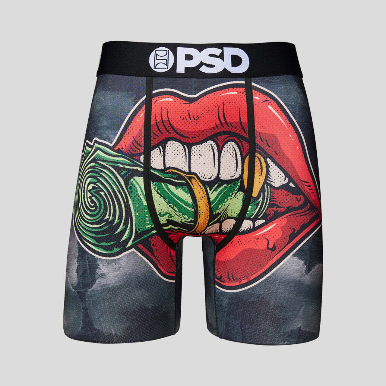 PSD Blunt Money Micro Mesh Smoke Tie Dye Mens Boxer Brief Underwear  222180089 - Fearless Apparel
