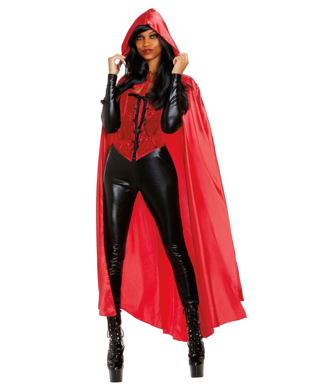 Dreamgirl Seductive Red Riding Hood Fairytale Cape Womens Sexy Halloween  Costume