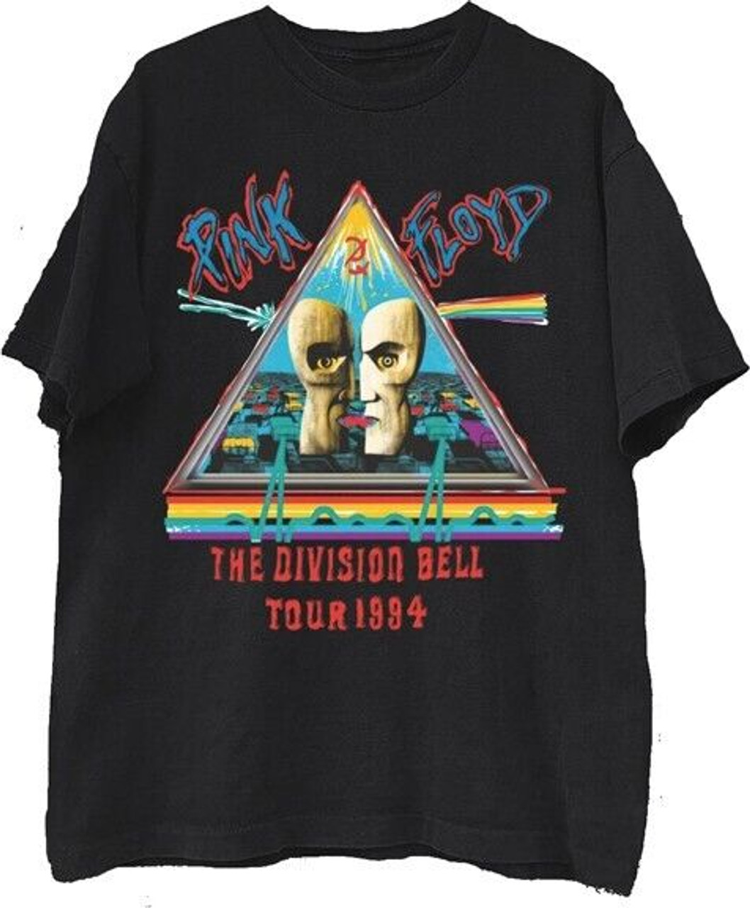 Pink Floyd Division Bell '94 Mens Psychedelic Rock Band Graphic